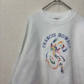 프룻 오브 더 룸 맨투맨 자수 로고 미국 빈티지 의류 XL 3400