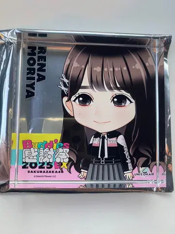 사쿠라자카46 모리야 레이나 버디감 회장 한정판 엔니치 1등 아크릴 블록