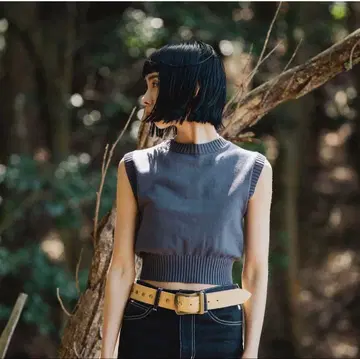 AKIO 벨트 브라운 아키오 sosite