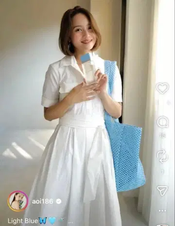 이하라 아오이 착용 zara 셔츠 원피스