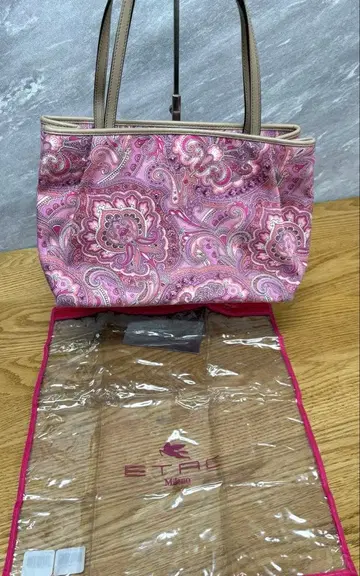 에트로 페이즐리 무늬 토트백
