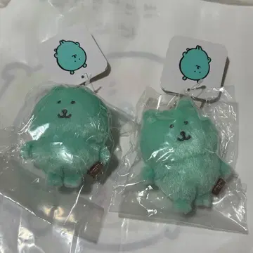 컬러풀 나가노 곰 마스코트 민트 그린 2세트