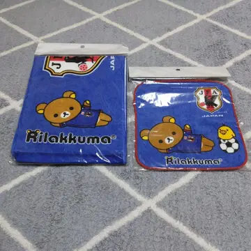 리락쿠마 축구 일본 대표 타월 세트