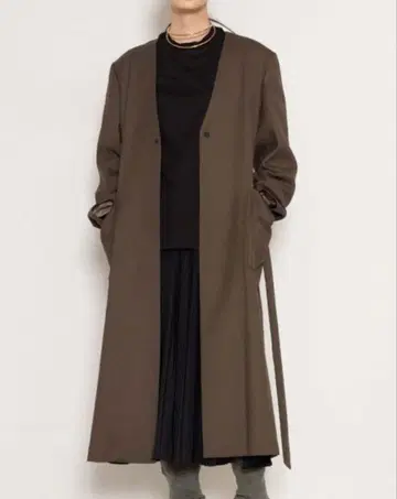 HYKE 21aw 더블 페이스 코트