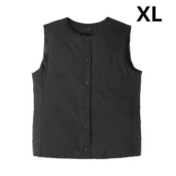 무인양품 경량 다운 포켓터블 노카라 베스트