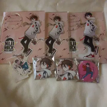 니지산지 니지락 사에구사 아키나 아크릴 스탠드 캔뱃지