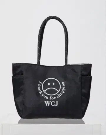 [발수] 리버서블 토트백 (S) Black x Gray