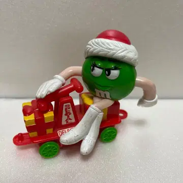 M&M's 그린 산타 모자 피규어