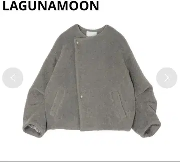 [ 새상품급 ] LAGUNAMOON 러그넘문 보아 블루종 그레이