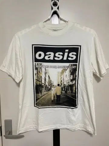 레어 90s 오아시스 빈티지 T셔츠 스페인산