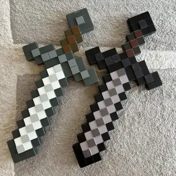 마인크래프트 마이카 철검 네더라이트검 2개 세트