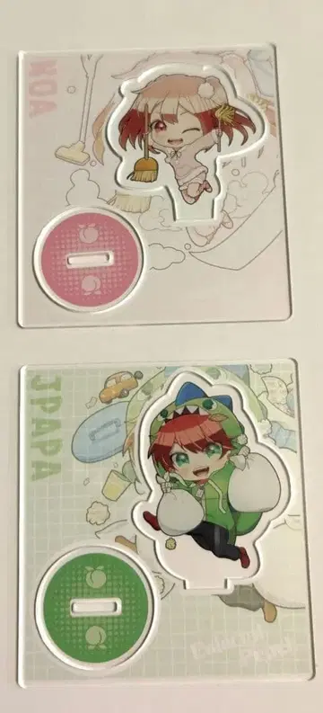 컬러풀 피치 쟈파파님 노아님 아크릴 스탠드