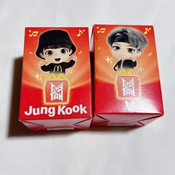 세일 2세트 BTS 정국 태태 피규어 맥도날드
