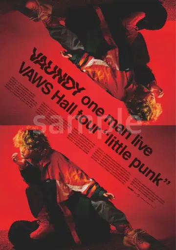 Vaundy little punk 회장 한정판 포스터