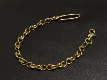 놋쇠 지갑 체인 (S자 고리 주물 라지 사이즈) 일본제