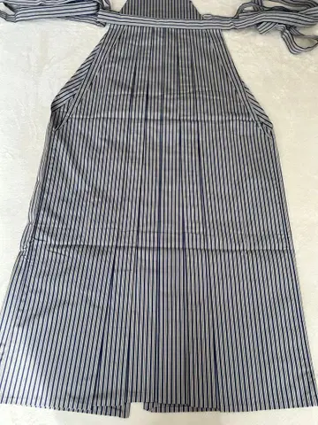 남성용 하카마 블루 계열 L 사이즈 끈 아래 93cm