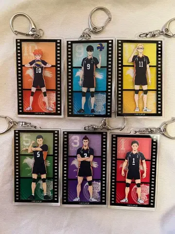 하이큐 아크릴 키링 6종 세트