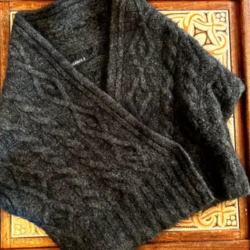 레트로 이탈리아제 복슬복슬 변형 니트 숏 베스트 구제 의류