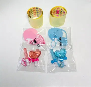 덕질 참전 굿즈 세트 핑크 블루 가챠