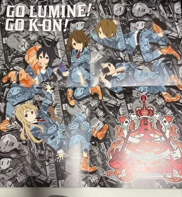 케이온! 루미네 콜라보 정사각형 플라이어 포스터
