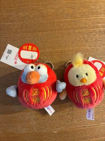 NICI 필승 합격 기원 달마 니키 마스코트 벌새 & 병아리