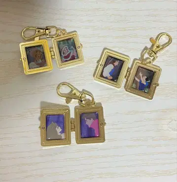 디즈니 로켓 참 키체인 벨, 오로라, 백설공주 세트