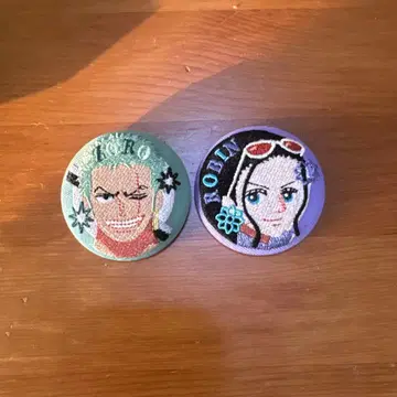 원피스 자수 캔뱃지