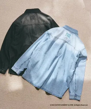 BOYNEXTDOOR 보넥도 WEGO 콜라보 로고 데님 셔츠