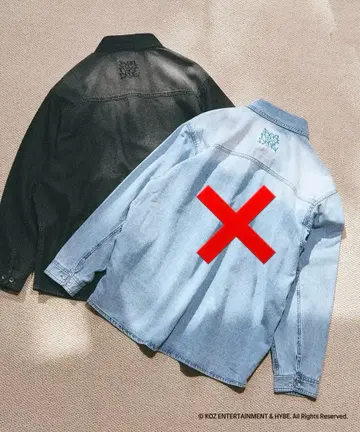 BOYNEXTDOOR 보넥도 WEGO 콜라보 로고 데님 셔츠