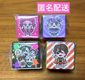 하라주쿠 페스티벌 큐브 퍼즐 4개 세트 리얼 피스 컴프 세트