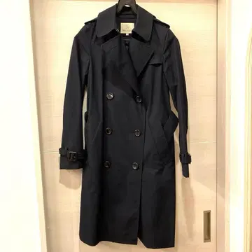 새상품급 BEAUTY & YOUTH 네이비 트렌치코트 S