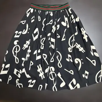 음표 패턴 스커트 프리 사이즈