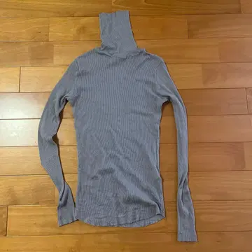 소주 캐시미어 혼방 이너 터틀 미들 그레이