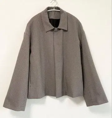 [컨디션 최상] STUDIOUS 스테이디어스 숏 기장 블루종 자켓