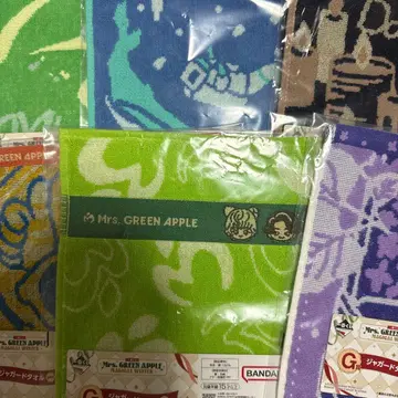 Mrs. GREEN APPLE 제일복권 G상 자카드 타월 컴프 세트