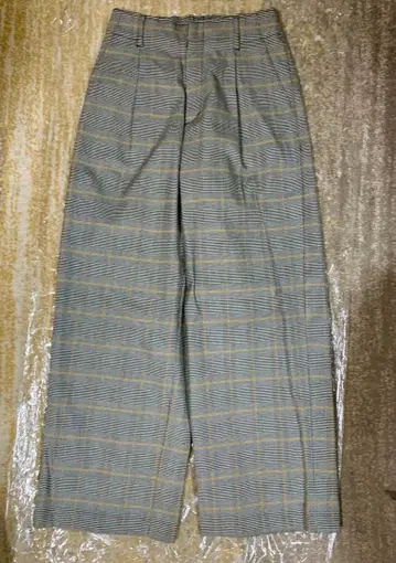 세븐아이디 컨셉 체크 릴랙스 팬츠 브라운 계열