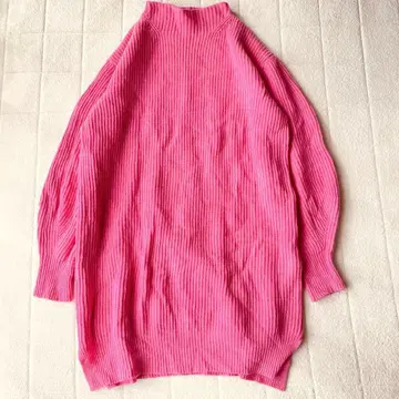 저널 스탠다드 보틀넥 니트 원피스 스웨터