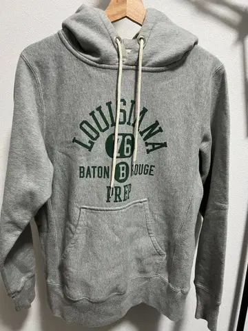 BEAMS 그레이 후드티 M