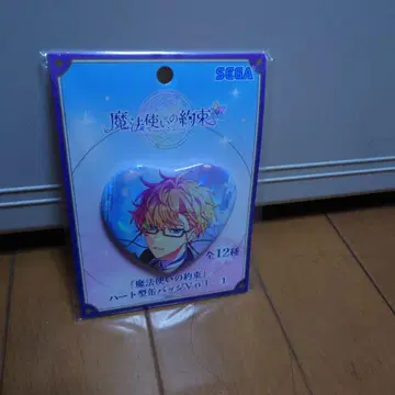 마법사의 약속 하트형 캔뱃지 Vol.1 히스클리프 3