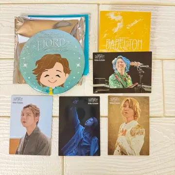 FJORD 캔뱃지 바벨 포토 카드 후지사와 료카 세트