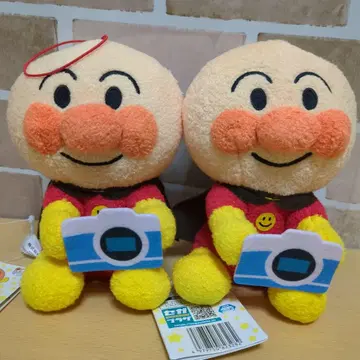 돌격! 호빵맨 코로후와 카메라 포즈 봉제 인형