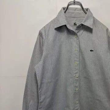 LACOSTE 라코스테 긴팔 셔츠 자수 로고 구제 의류