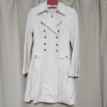 INGNI 화이트 더블 브레스트 코트