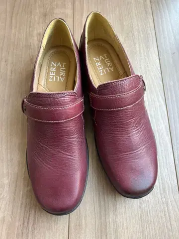 naturalizer 내추럴라이저 버건디 가죽 슬립온