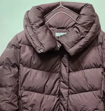 유니클로 후드 부착 롱 다운 자켓 코트