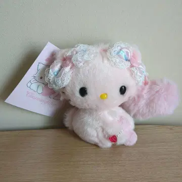 택 포함 새상품 허니 큐트 폭신폭신 하트 챠미 키티