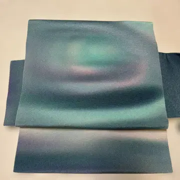 나고야 오비 청록색 파문 무늬