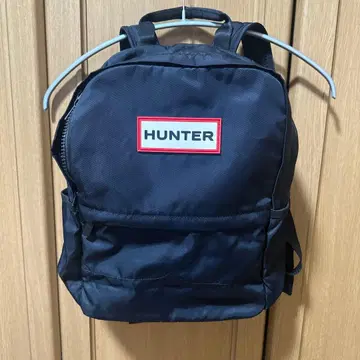 HUNTER 블랙 백팩