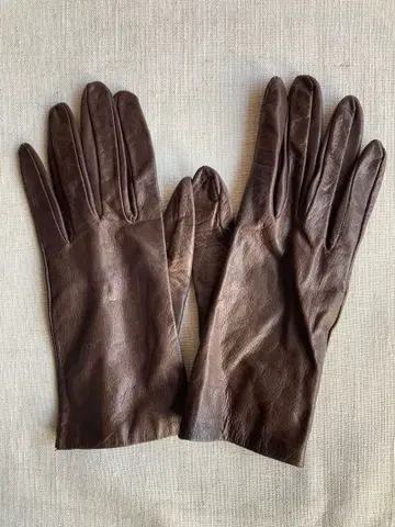 SERMONETA 셀모네타 본 가죽 장갑 브라운 여성용