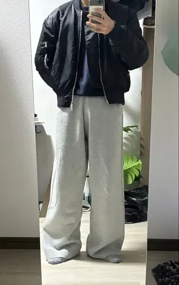 ZARA 와이드 스웨트 팬츠